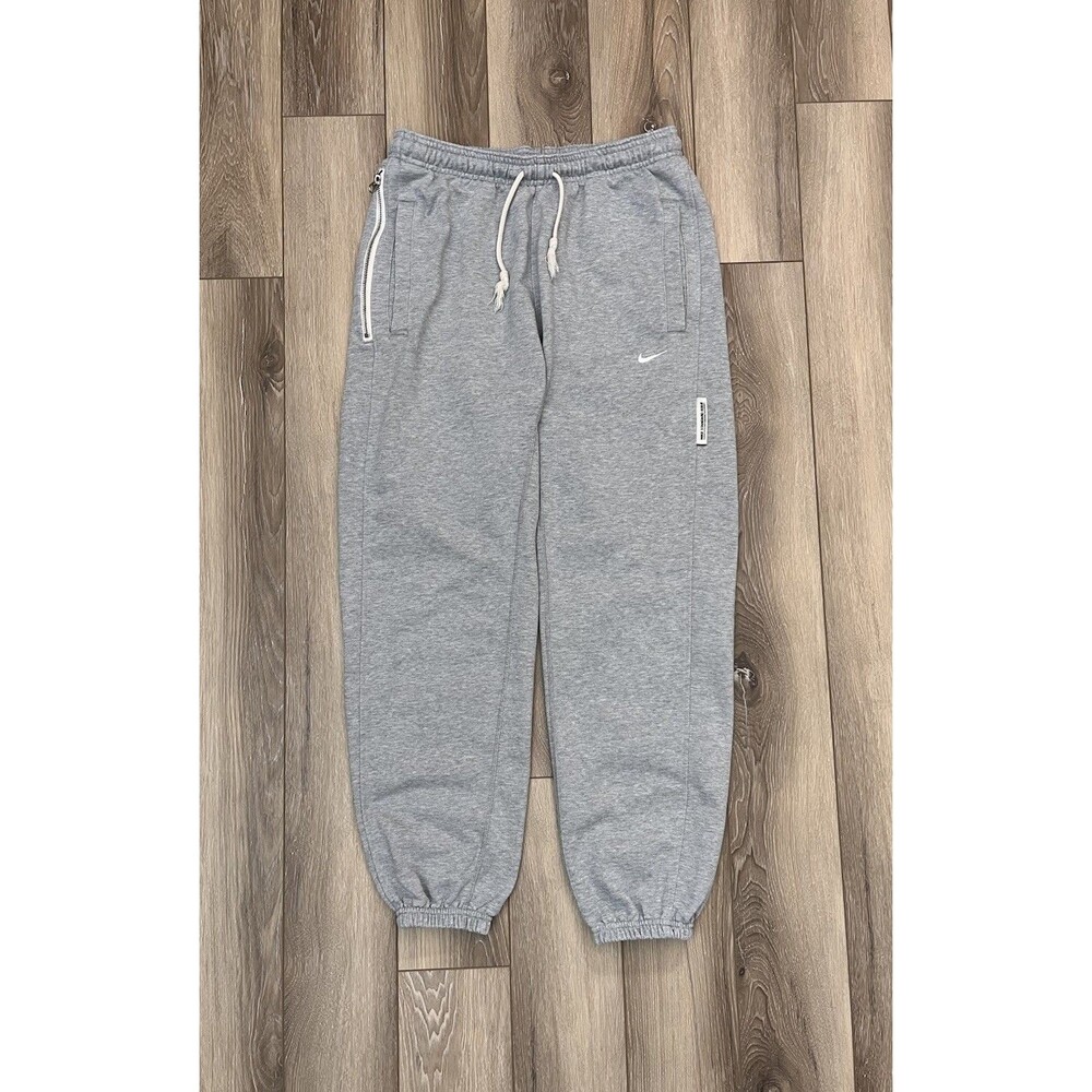 Nike Dri-Fit Sweatpants Mens Sz Small Gray Standard Issue Joggers Basketball